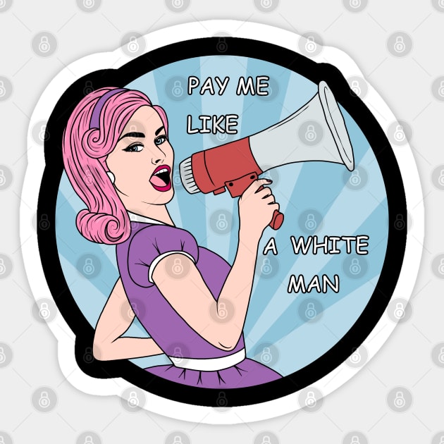 Pay Me Like A White Man Sticker by valentinahramov